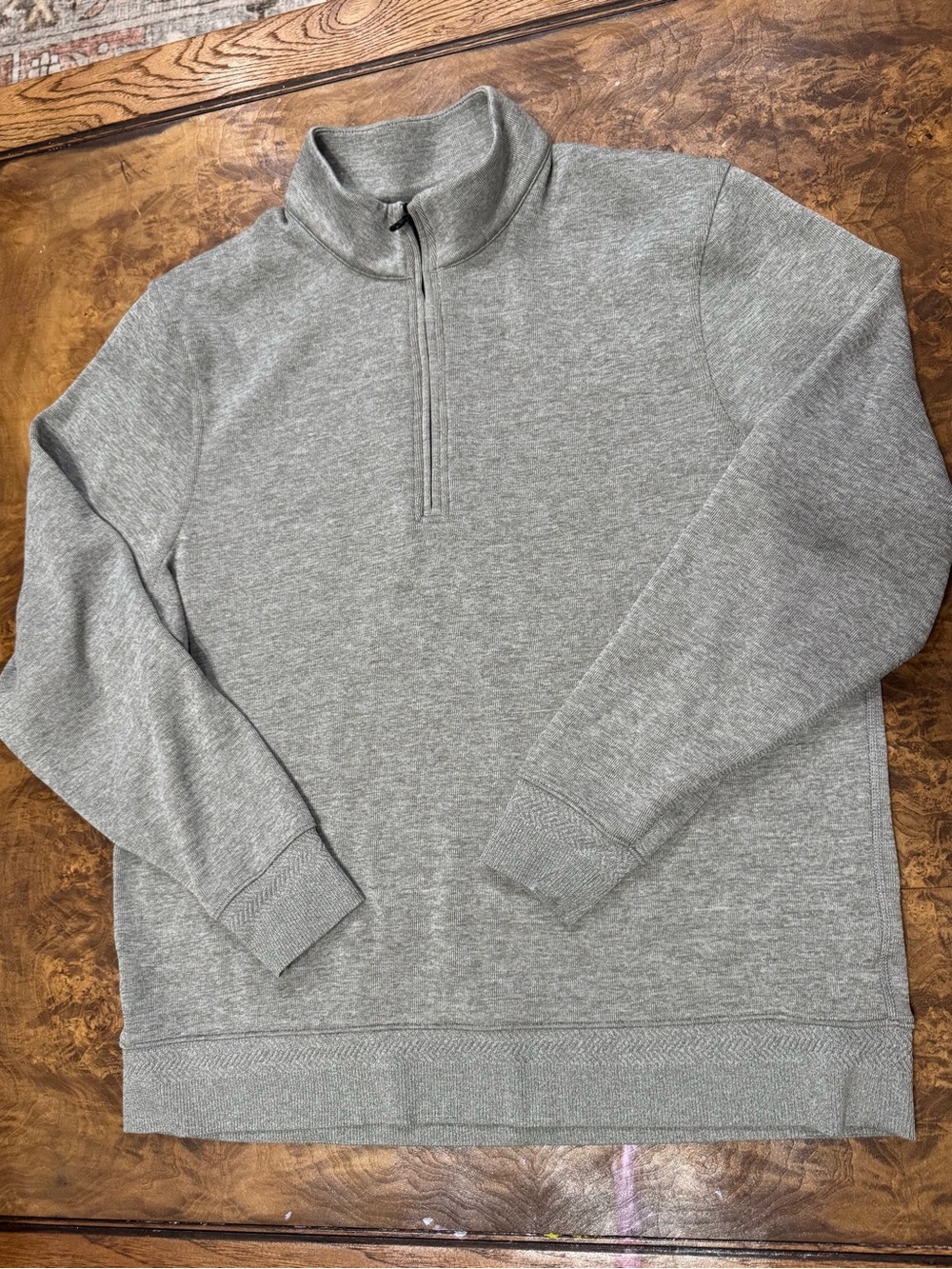 Nike Dri-FIT Gray 1/4 Zip Pullover Sweatshirt Men’s Large